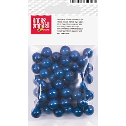 Koka pērlītes-tumši zilas (10 mm, 50 gab.)