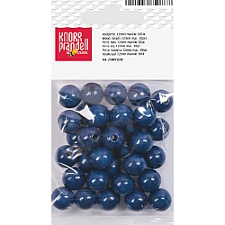Koka pērlītes-tumši zilas (12 mm, 30 gab.)