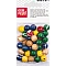 Wooden beads - assorted (15 mm, 15 pcs.)