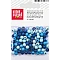 Wooden Beads - Blue Mix (6 mm, 125 pcs)