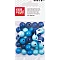 Wooden Beads - Blue Mix (12 mm, 30 pcs)
