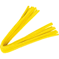 Pūkainās stieples (10 gab.) - dzeltenas