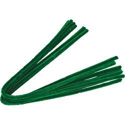 Pūkainās stieples (10 gab.) - tumši zaļas