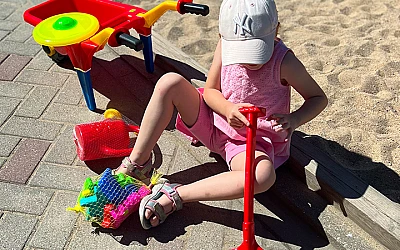 Smilšu mantas un āra rotaļlietas!