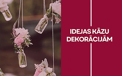 Idejas kāzu dekorācijām!