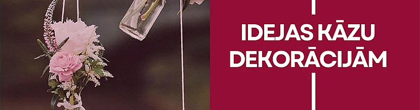 Idejas kāzu dekorācijām!