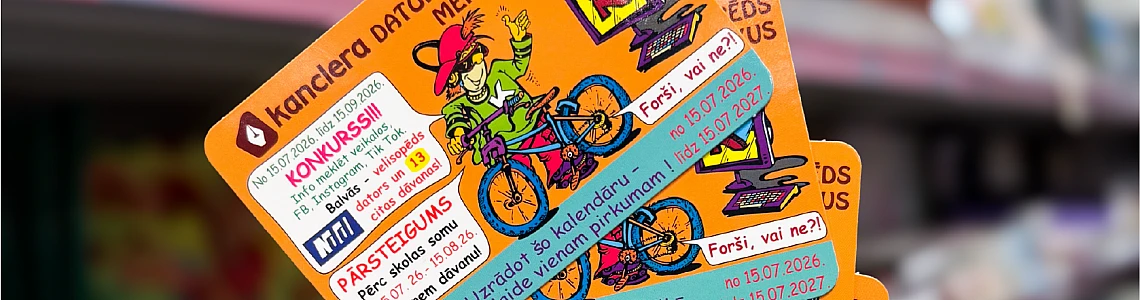 Kanclera NAMS atlaižu kalendārīši jaunajam mācību gadam