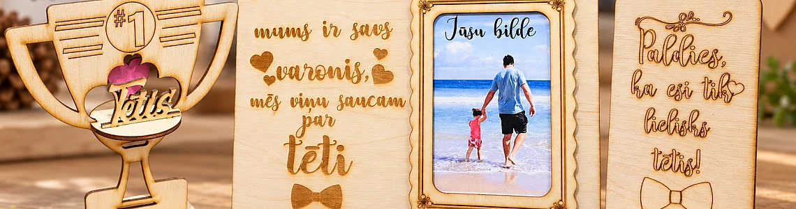 Tēvu dienas dāvanas tētim