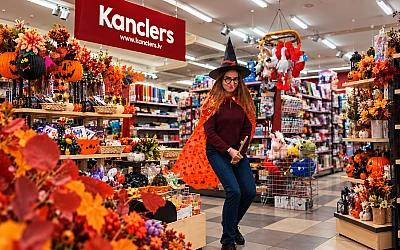 Helovīna maskas un aksesuāri Kanclerā Jelgavā